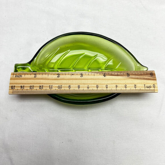 Pier 1 Leaf Dishes Trinket Green Pink Orange Candy Serving Table Decor - Picture 6 of 8